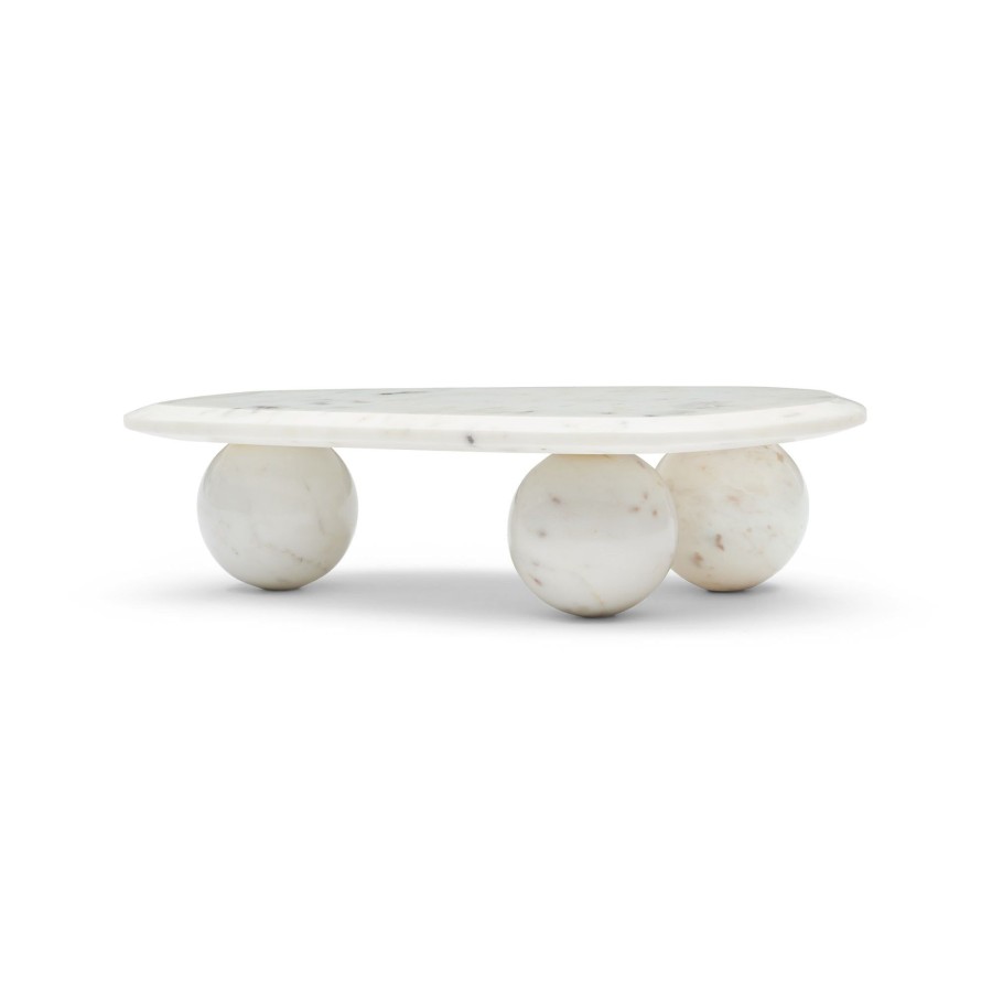 Homewares Horgans Tableware | Gio Marble Platter White