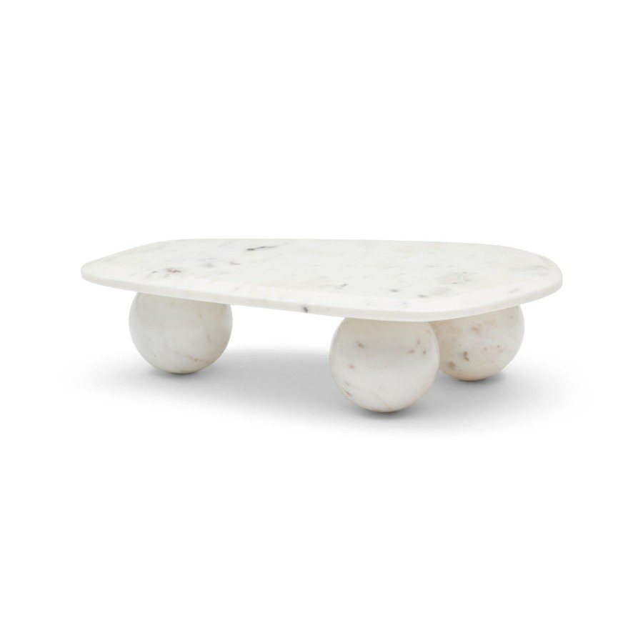 Homewares Horgans Tableware | Gio Marble Platter White