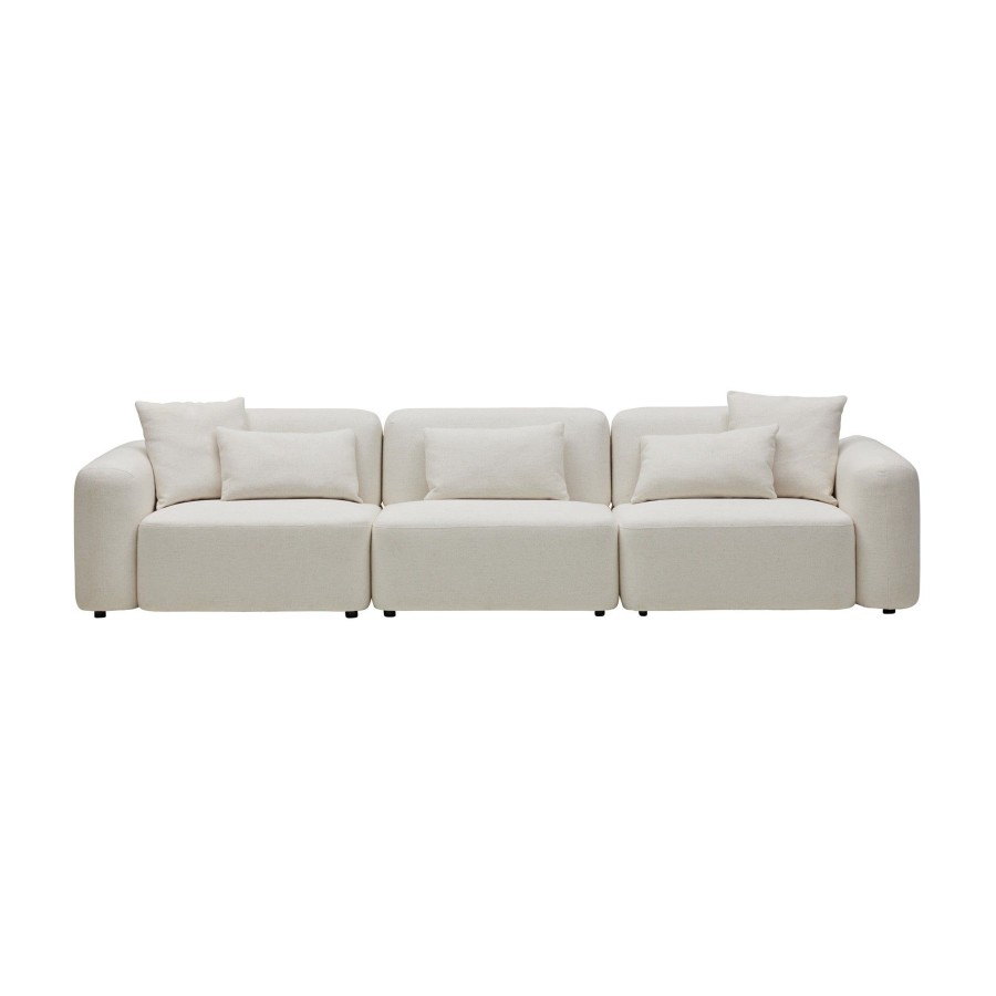 Furniture Horgans Sofas | Pascal Modular Sofa Ivory 3 Seat