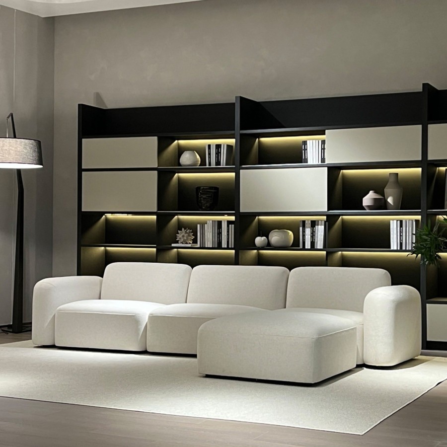 Furniture Horgans Sofas | Pascal Modular Sofa Ivory 3 Seat