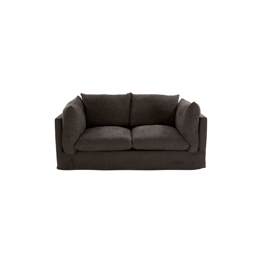 Furniture Horgans Sofas | Ella Sofa Charcoal 2 Seat