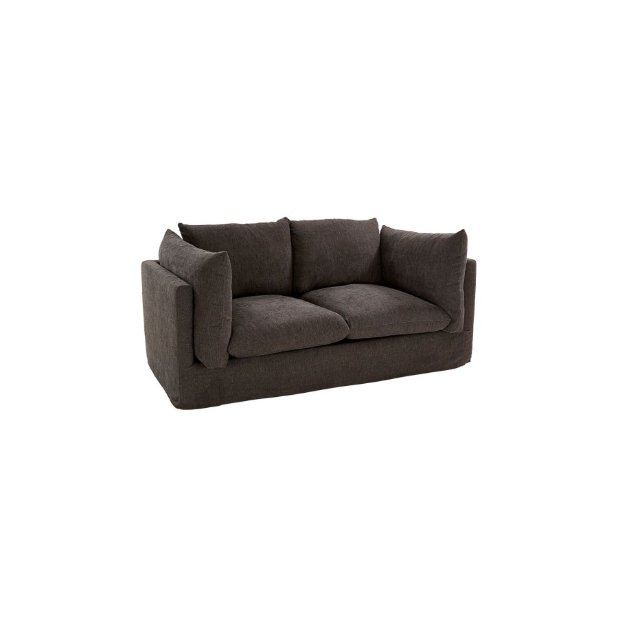 Furniture Horgans Sofas | Ella Sofa Charcoal 2 Seat