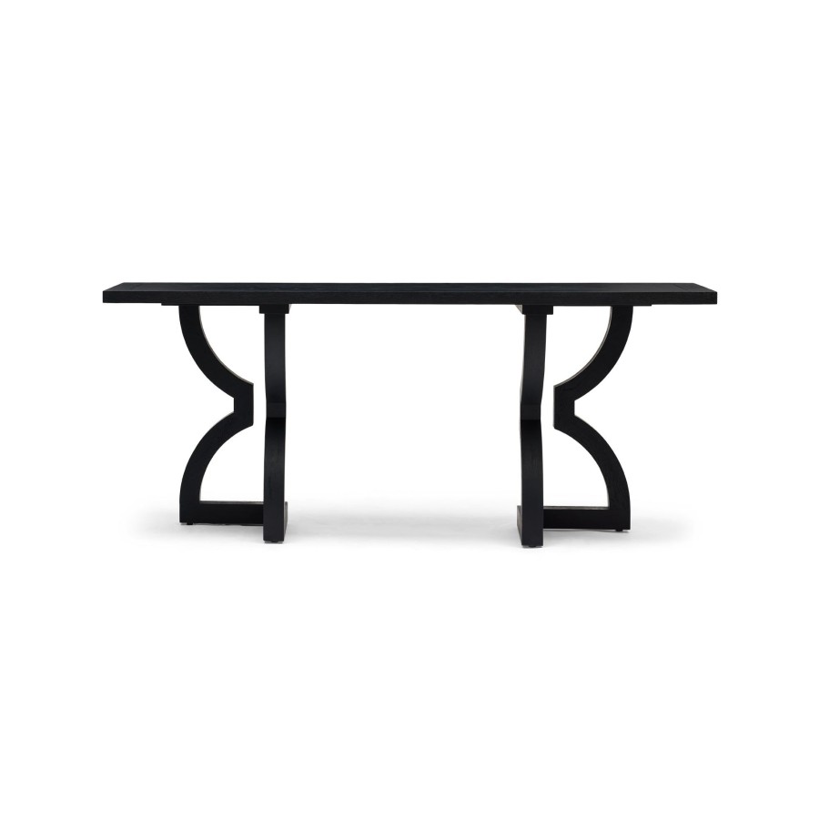 Furniture Horgans Consoles & Cabinets | Theodore Console Satin Black