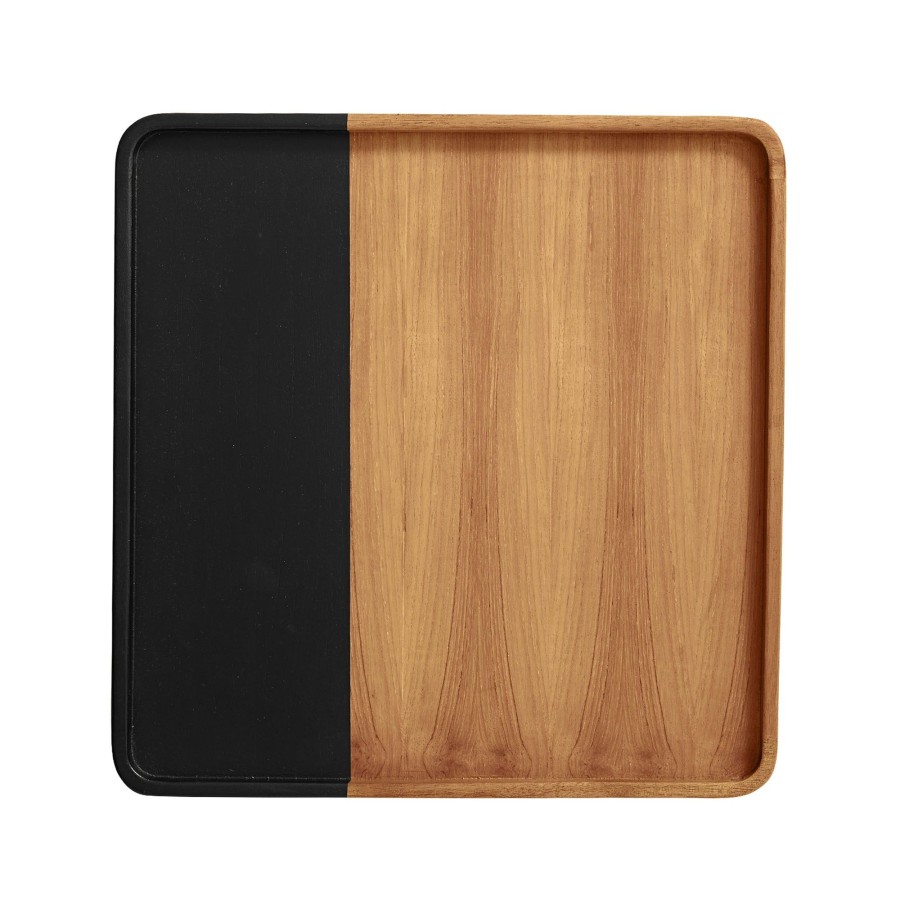 Homewares Horgans Tableware | Marley Display Tray Medium Black