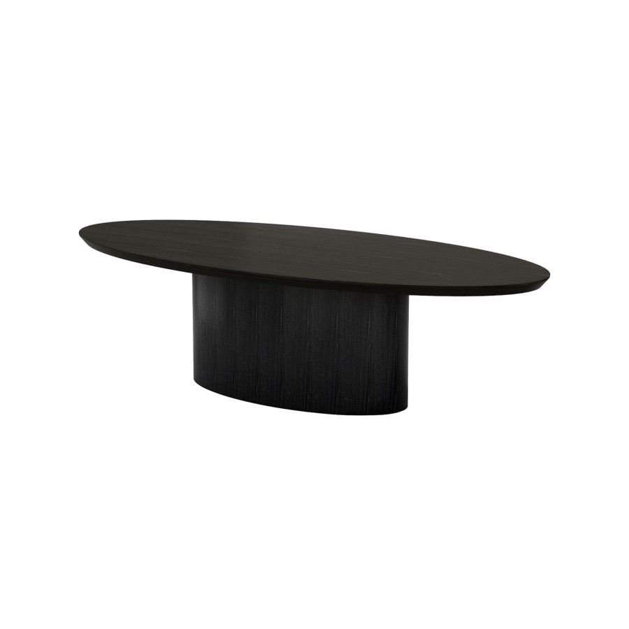 Furniture Horgans Dining Tables | Pippa Oval Dining Table Black Small