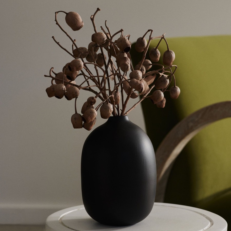 Homewares Horgans Vases & Vessels | Taro Vase Black Medium