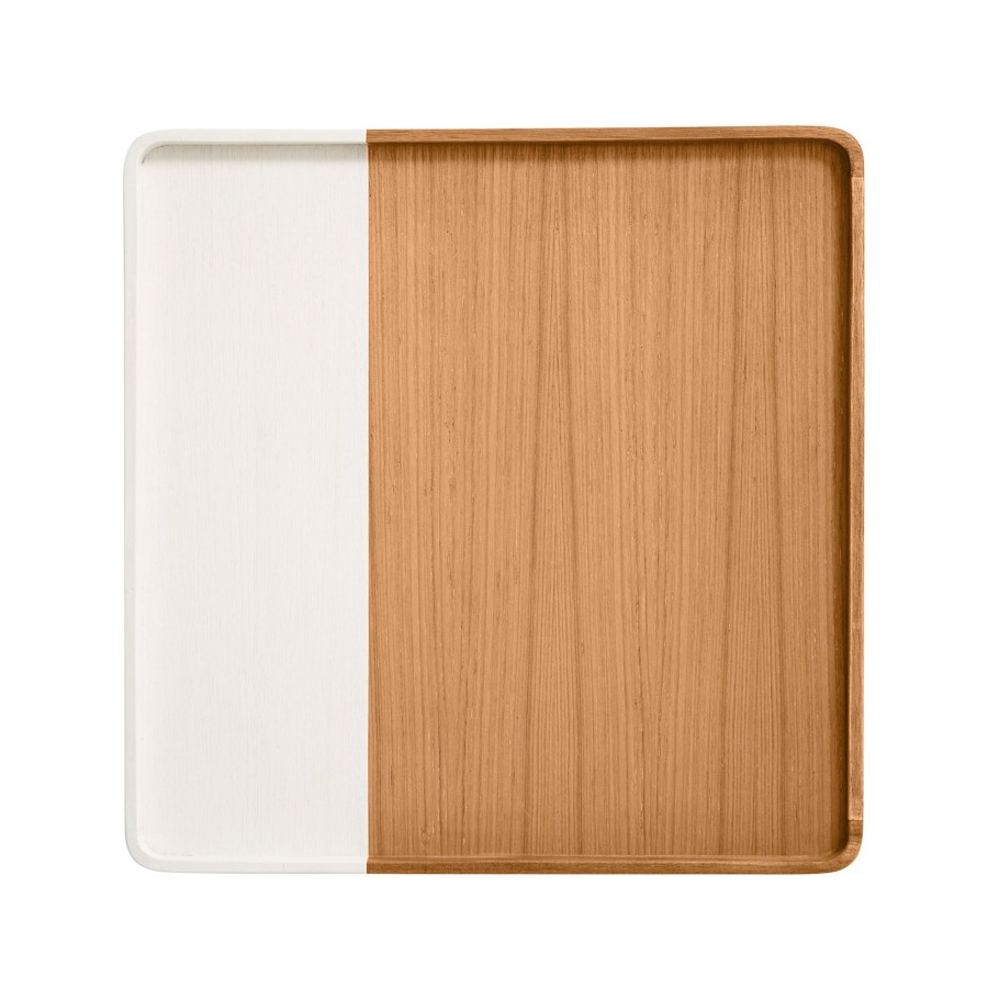 Homewares Horgans Tableware | Marley Display Tray Medium White