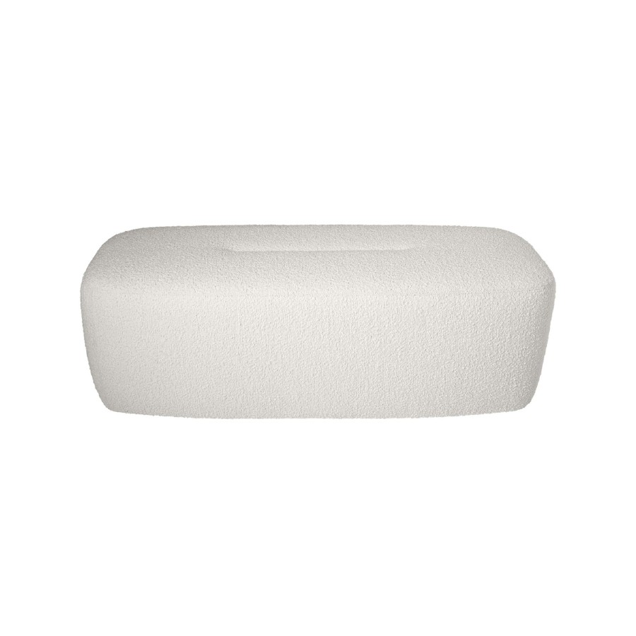 Furniture Horgans Ottomans | Carey Ottoman Ivory