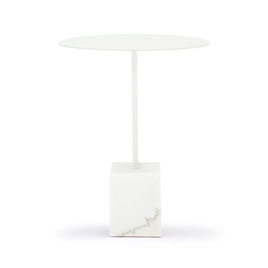 Furniture Horgans Coffee & Side Tables | Suri Side Table Marble White