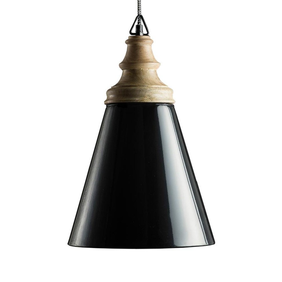 Lighting Horgans Pendant Lights | Jasper Pendant Black