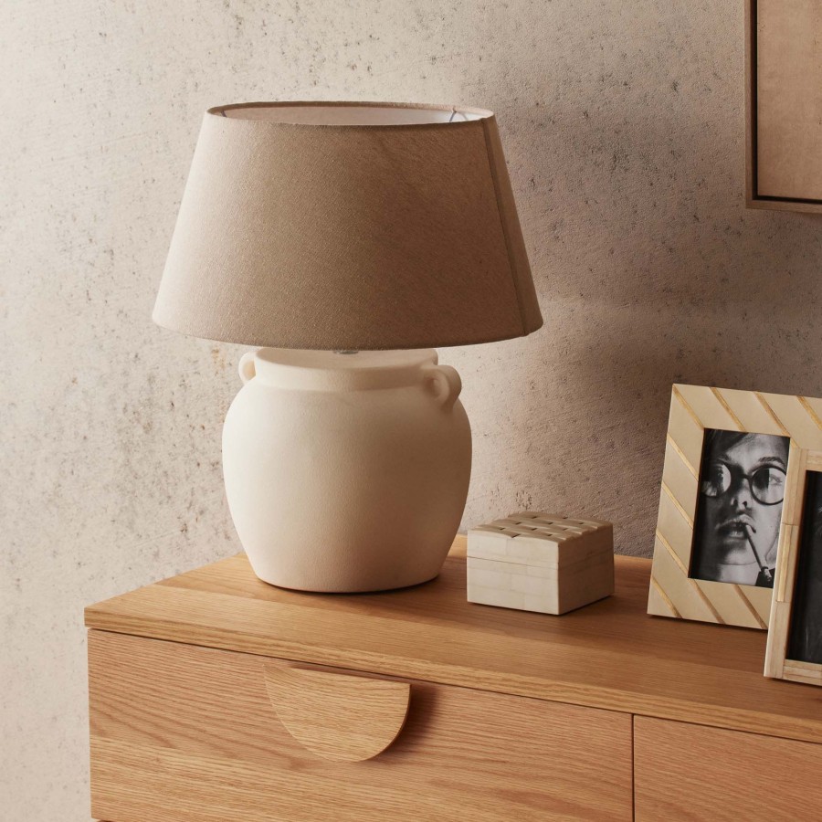 Lighting Horgans Table Lamps | Lugo Ceramic Lamp White