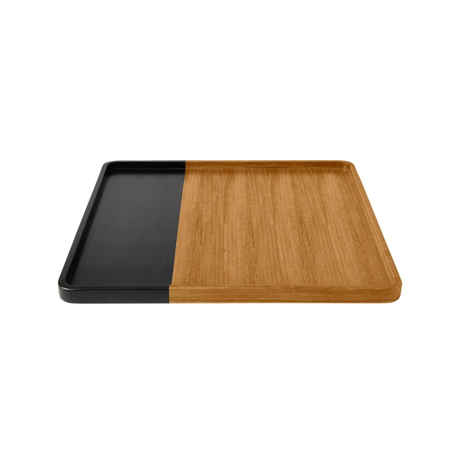 Homewares Horgans Tableware | Marley Display Tray Large Black