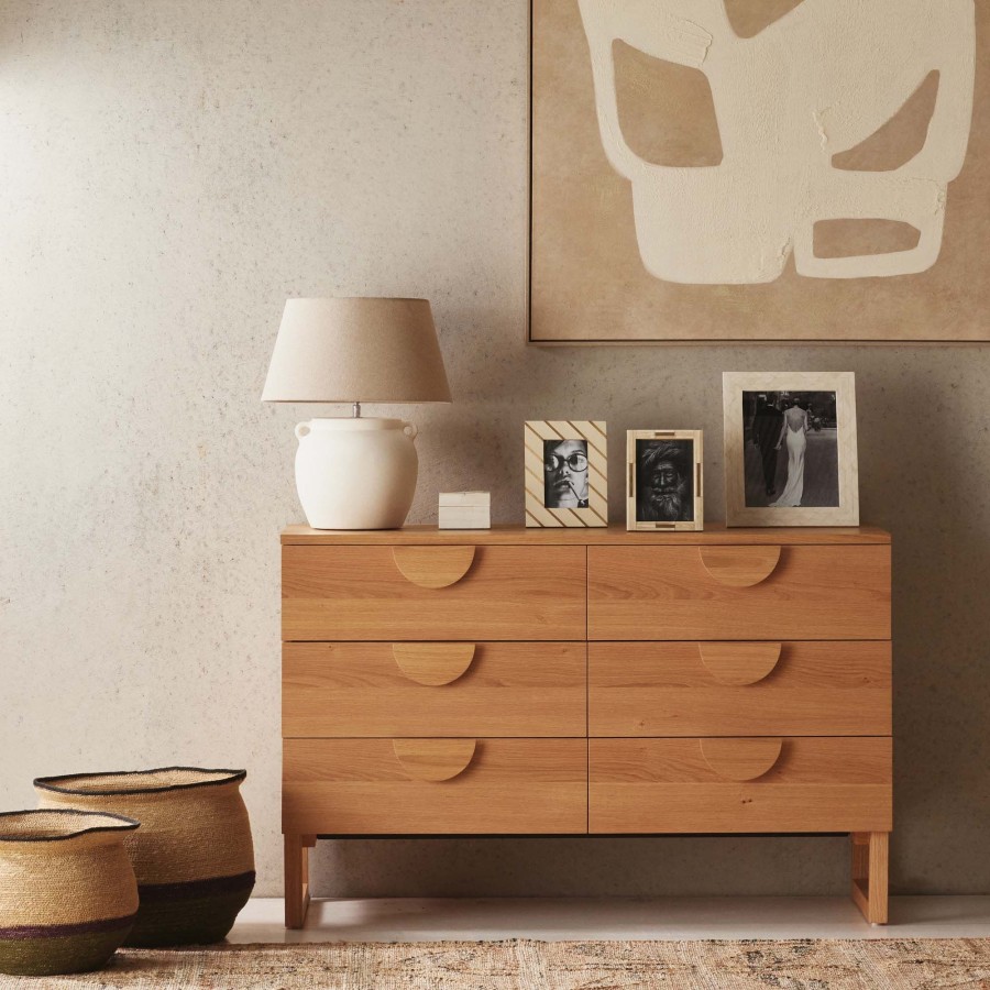 Furniture Horgans Consoles & Cabinets | Luna Ii Chest Of Drawers Natural