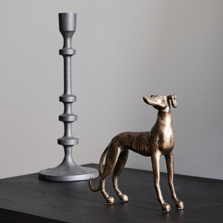 Homewares Horgans Antique & Decorative | Rudi Greyhound Sculpture Brass