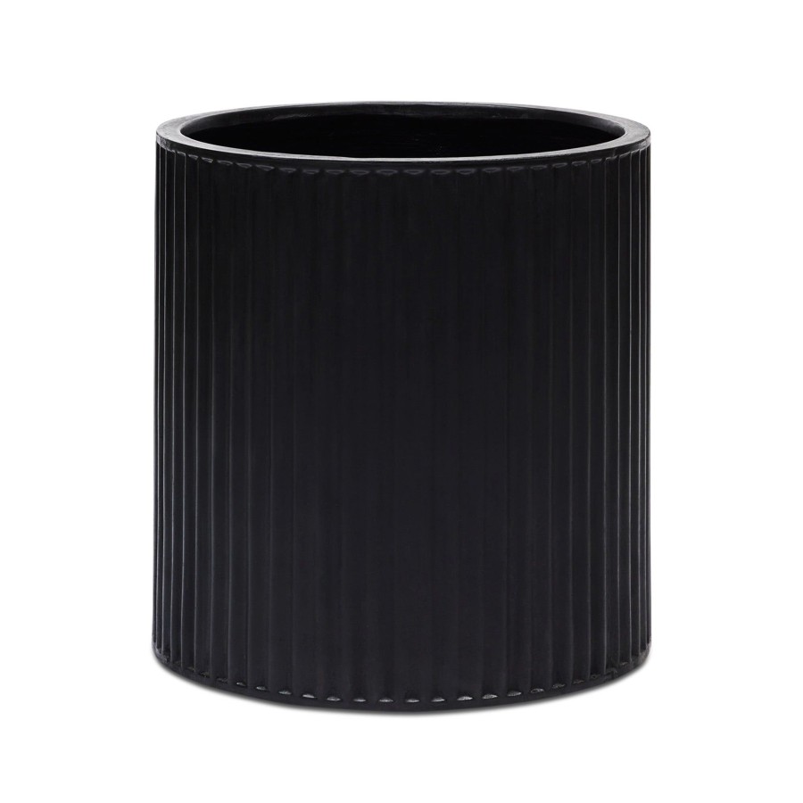 Furniture Horgans Outdoor Pots & Planters | Cayman Planter Large Black