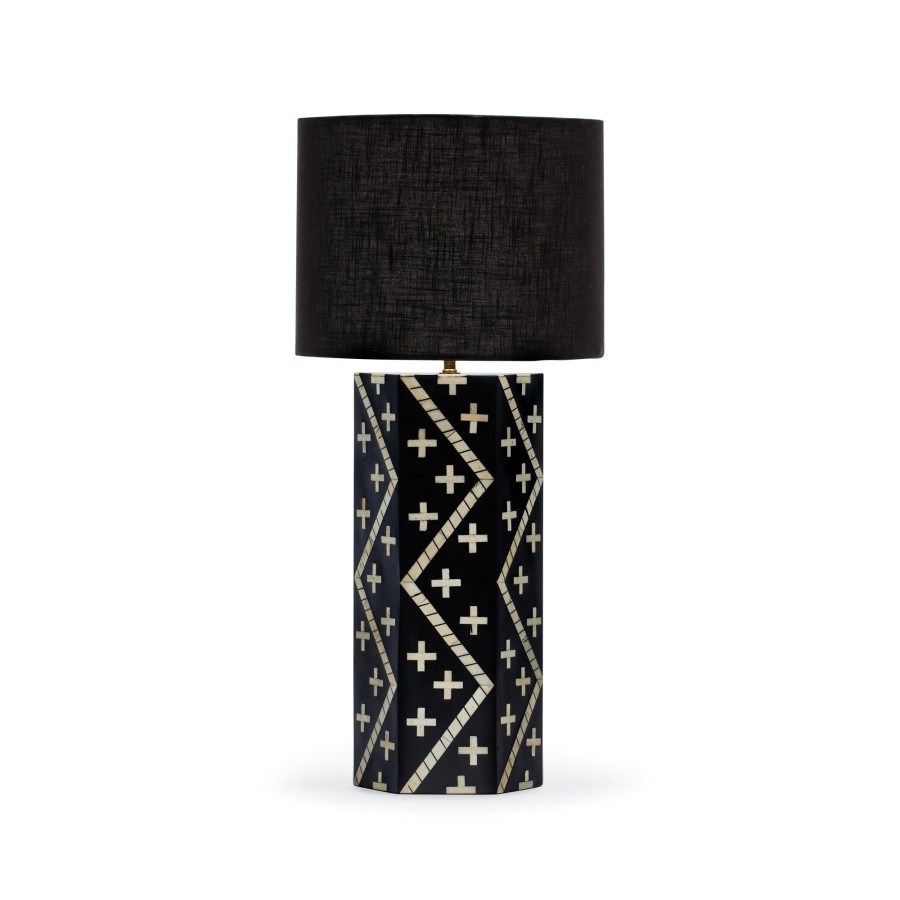 Lighting Horgans Table Lamps | Riva Bone Inlay Lamp