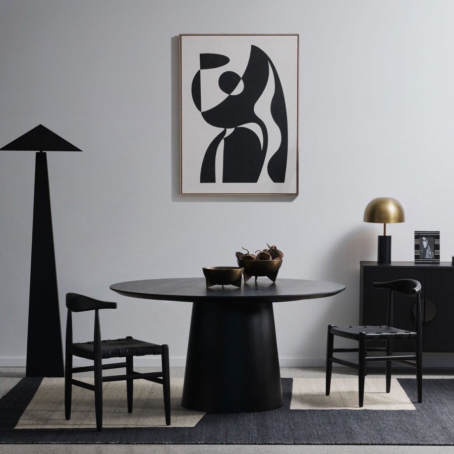 Furniture Horgans Dining Chairs | Laurent Leather Chair Black