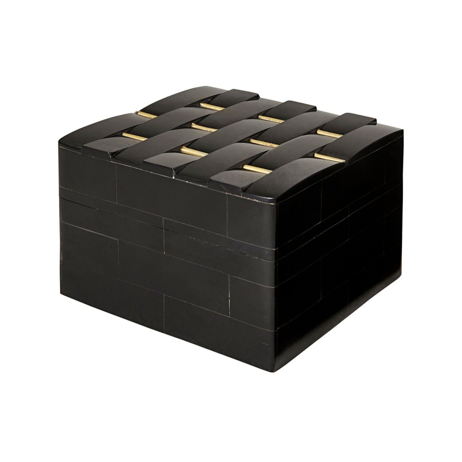 Homewares Horgans Boxes | Suka Bone Box Black Small