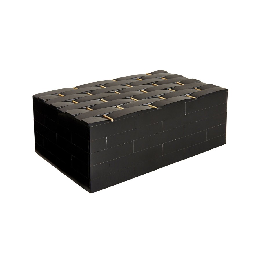 Homewares Horgans Boxes | Suka Bone Box Black Large