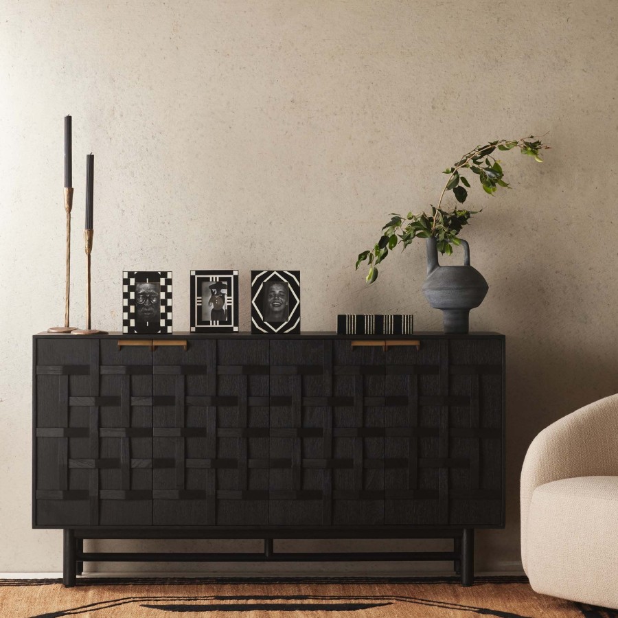 Furniture Horgans Consoles & Cabinets | Ares Sideboard Black