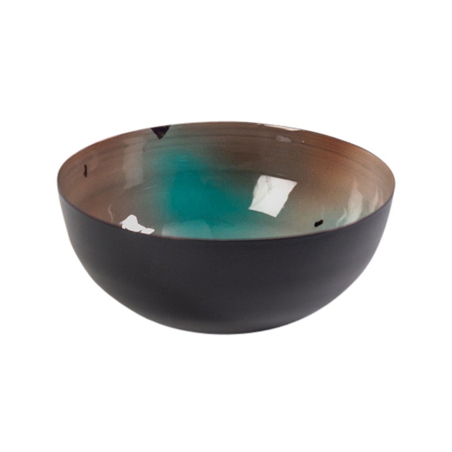 Homewares Horgans Bowls & Trays | Emaye Bowl Turquoise Medium