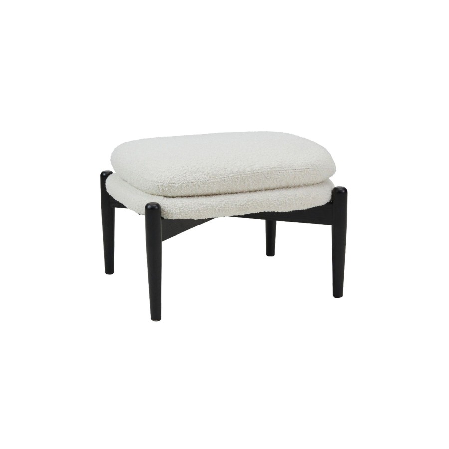 Furniture Horgans Ottomans | Ainsley Ottoman Ivory