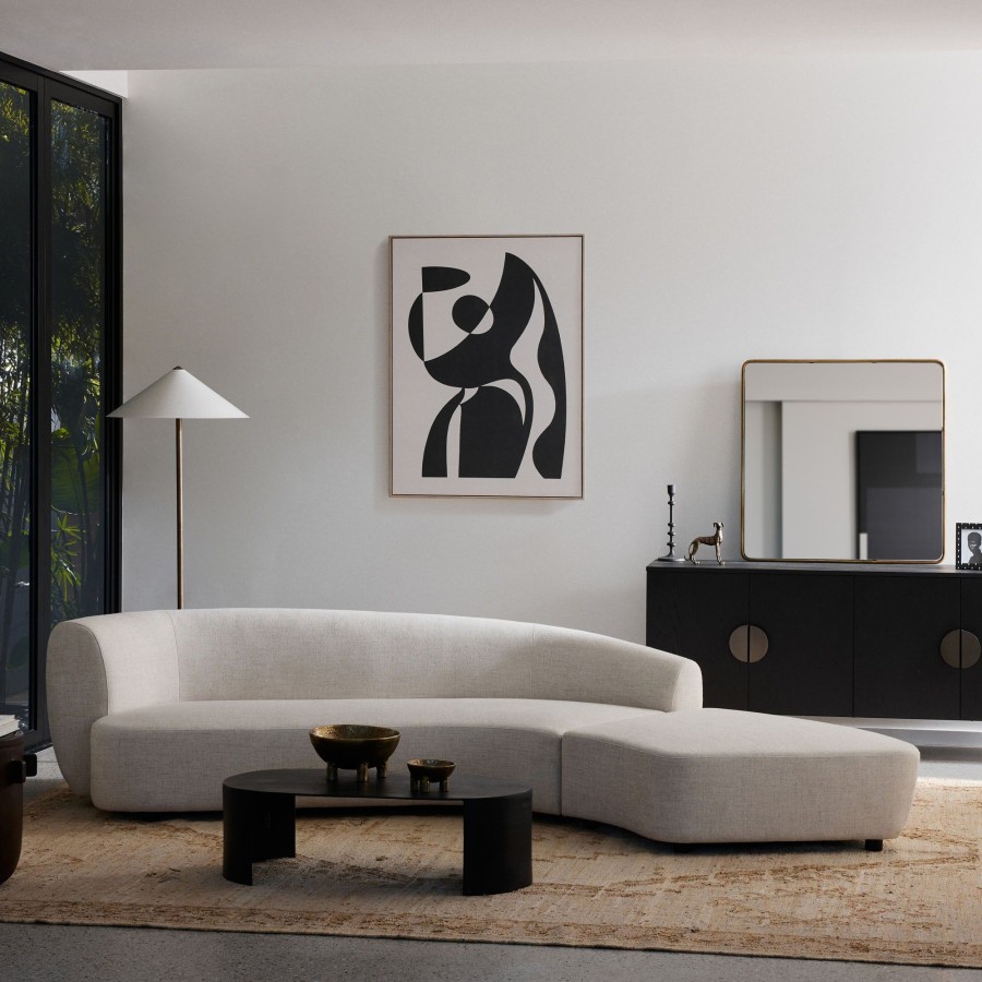 Furniture Horgans Sofas | Celine Sectional Sofa Ivory Right