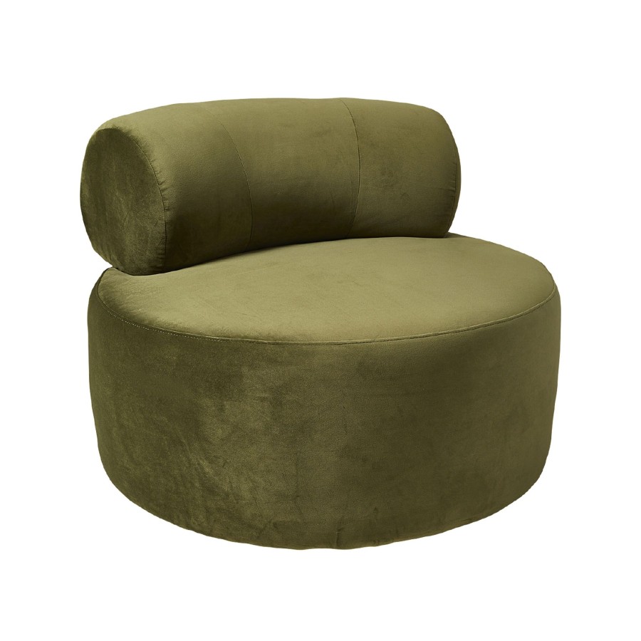 Furniture Horgans Armchairs & Chairs | Hamish Swivel Chair Moss Green