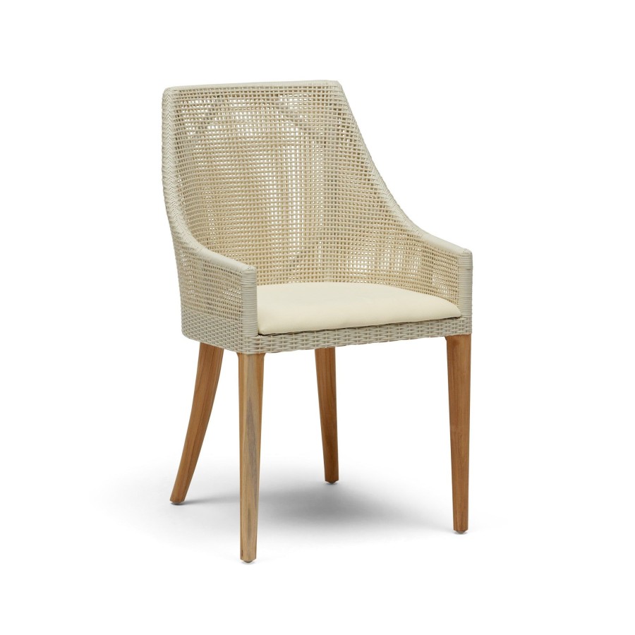 Furniture Horgans Outdoor Chairs | Remi Outdoor Dining Chair White