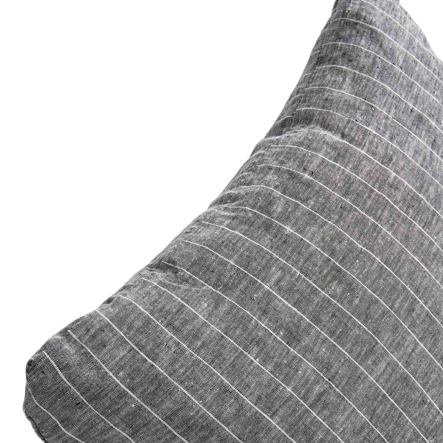 Homewares Horgans Cushions & Throws | Raya Striped Cushion Grey Medium 45X45