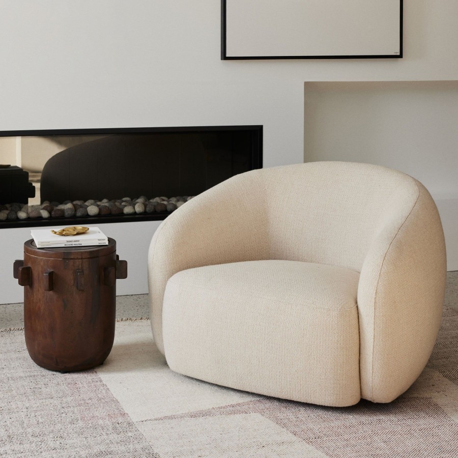 Furniture Horgans Armchairs & Chairs | Taite Swivel Chair Natural