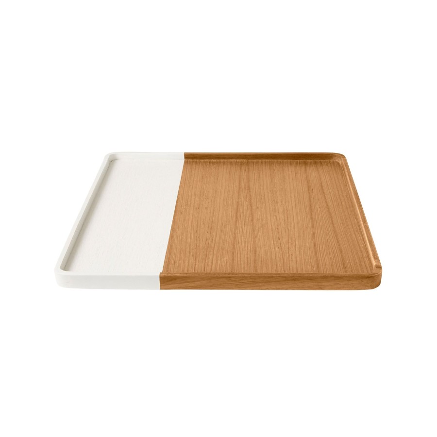 Homewares Horgans Tableware | Marley Display Tray Large White