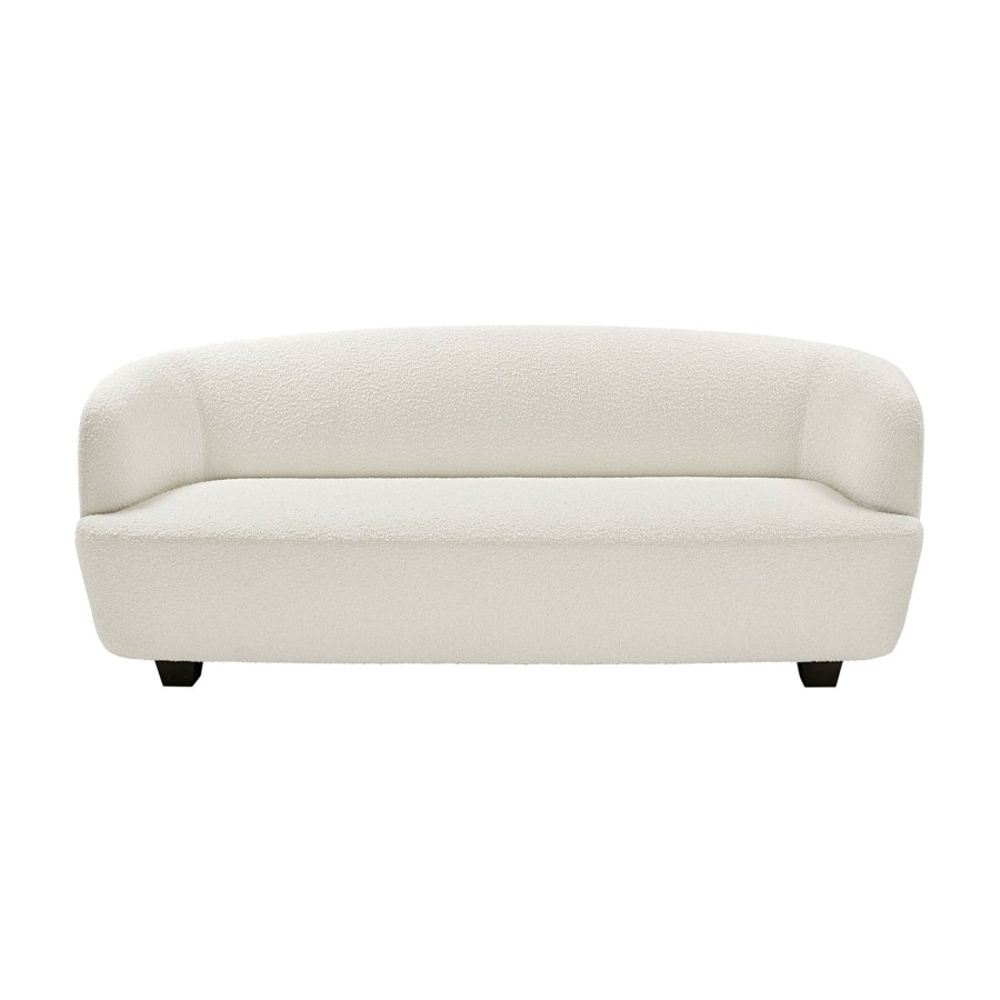 Furniture Horgans Sofas | Carey Curved Sofa Ivory