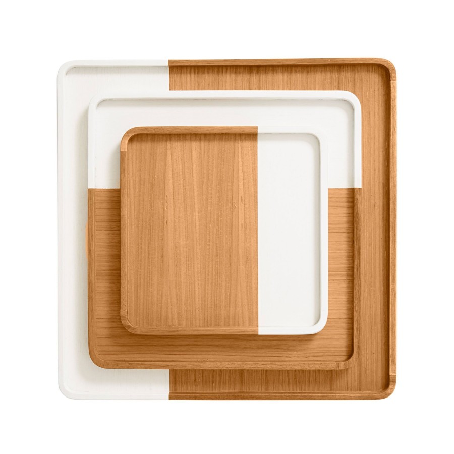 Homewares Horgans Tableware | Marley Display Tray Small White