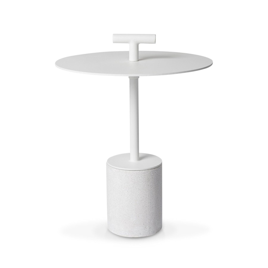 Furniture Horgans Coffee & Side Tables | Stella Outdoor Side Table White