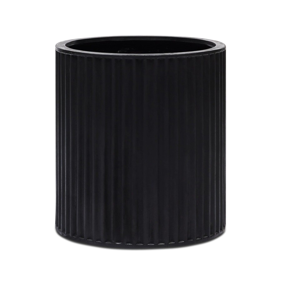 Furniture Horgans Outdoor Pots & Planters | Cayman Planter Medium Black