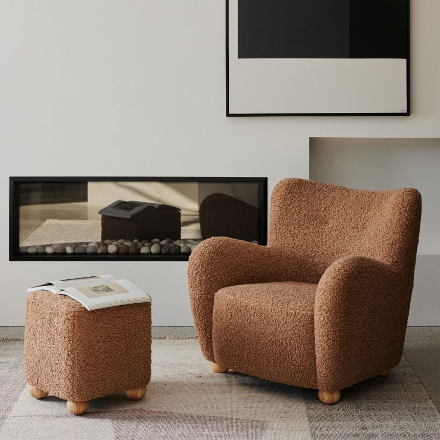 Furniture Horgans Armchairs & Chairs | Teddy Chair Caramel