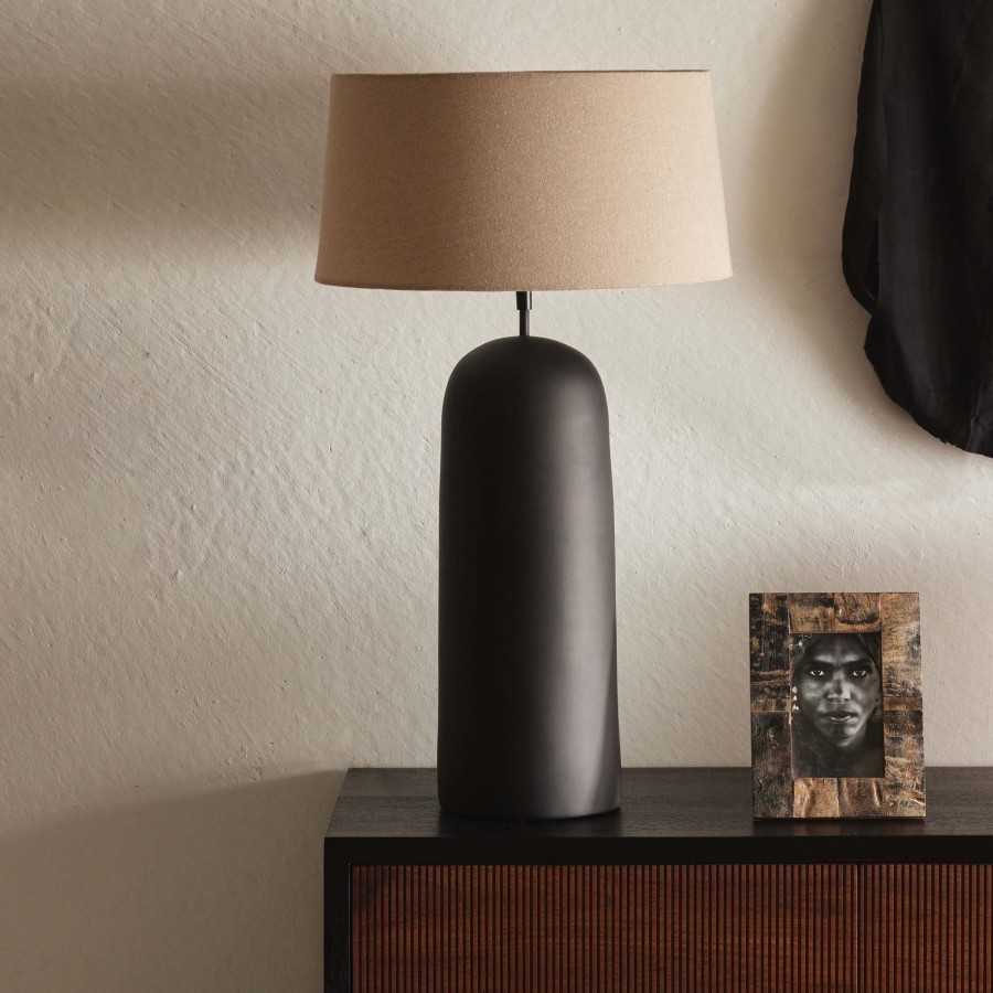 Lighting Horgans Table Lamps | Kalina Ceramic Lamp Black