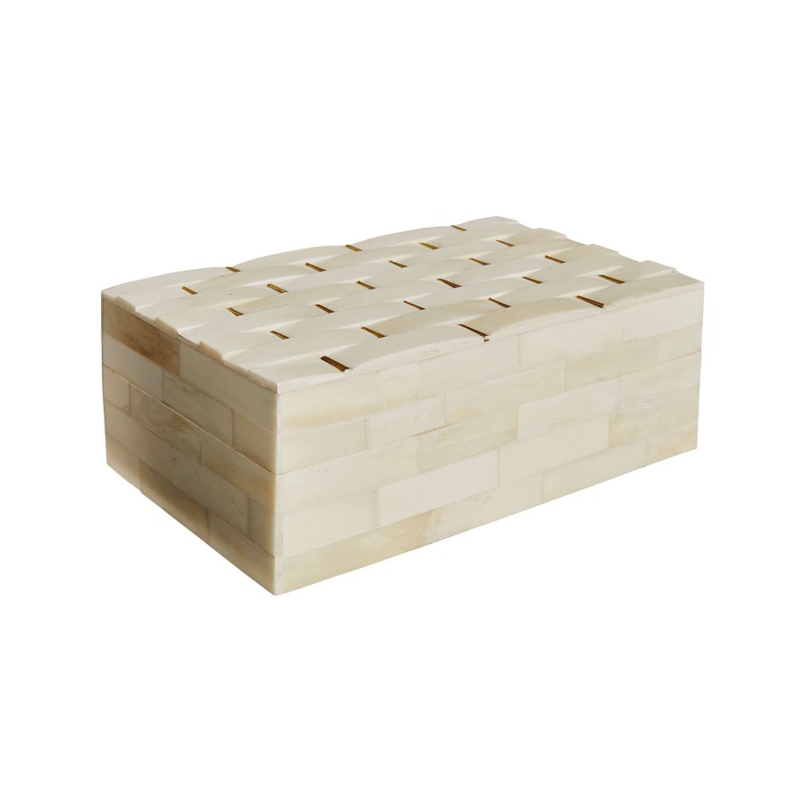 Homewares Horgans Boxes | Suka Bone Box White Large