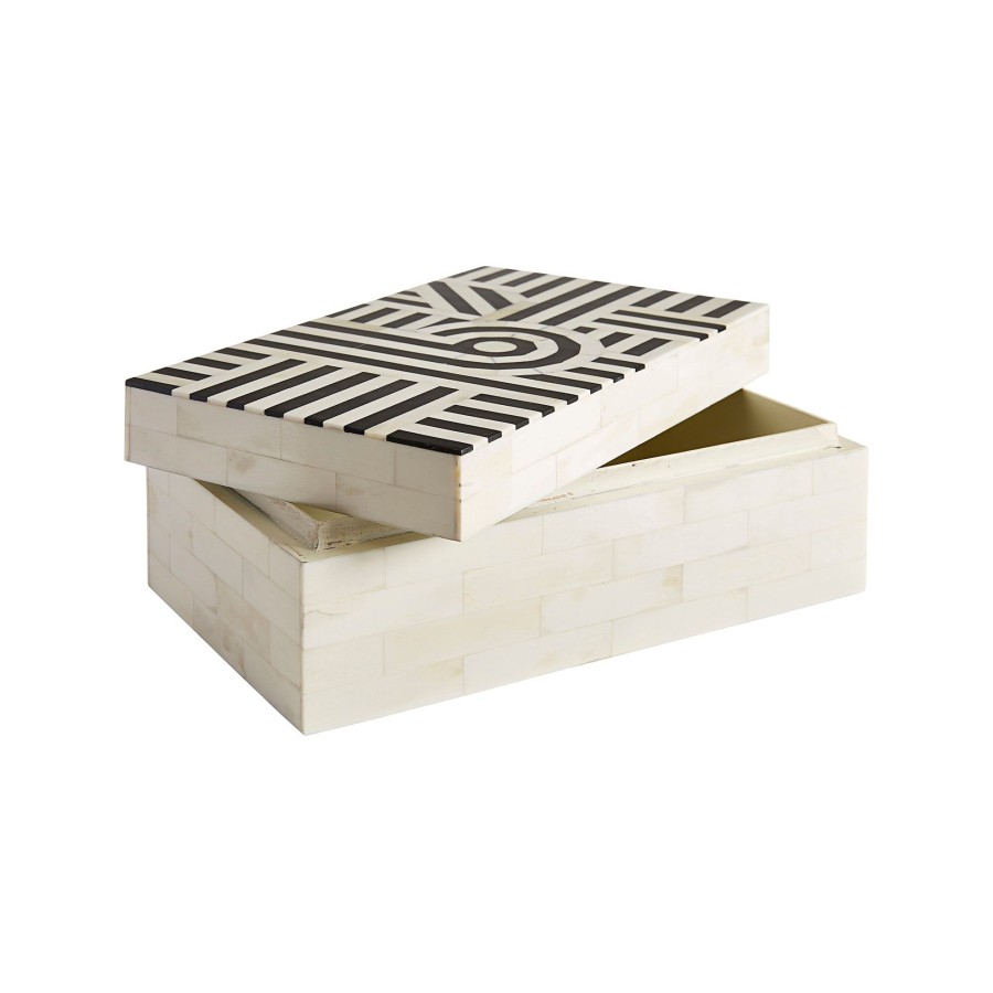 Homewares Horgans Boxes | Turner Swirl Bone Box