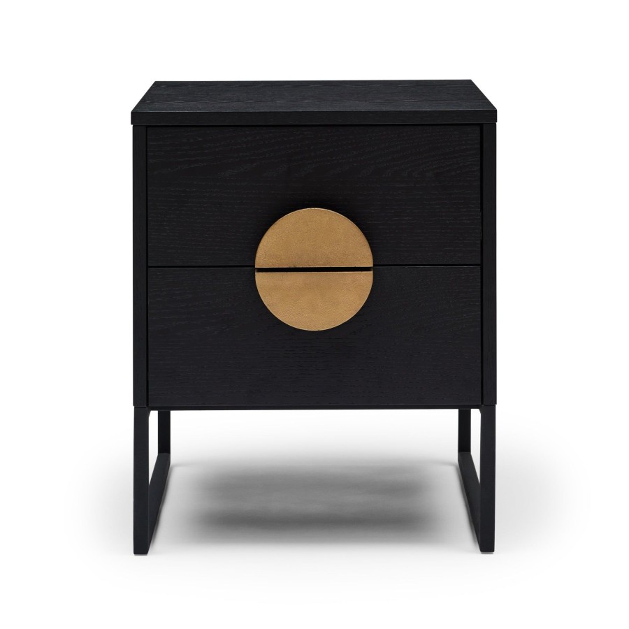 Furniture Horgans Bedsides | Luna Ii Bedside Gold