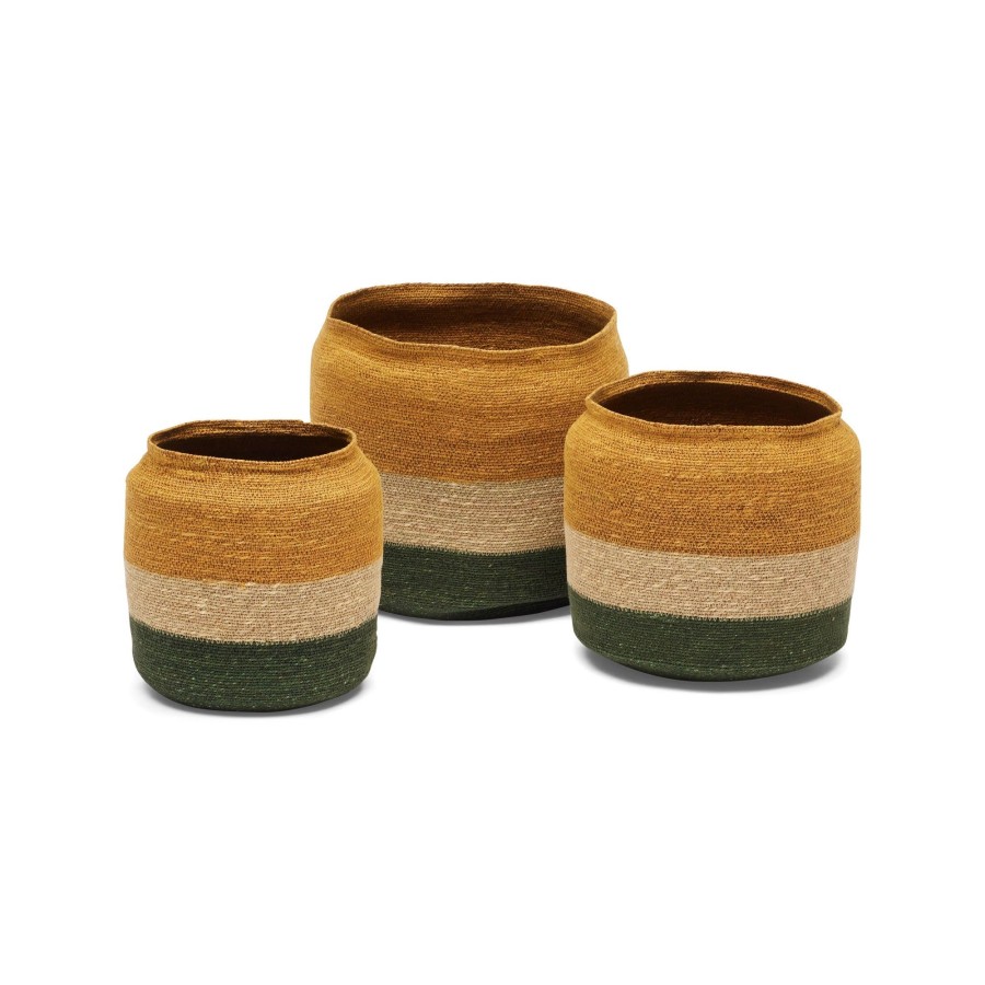 Homewares Horgans Pots Planters & Baskets | Mason Basket Set 3