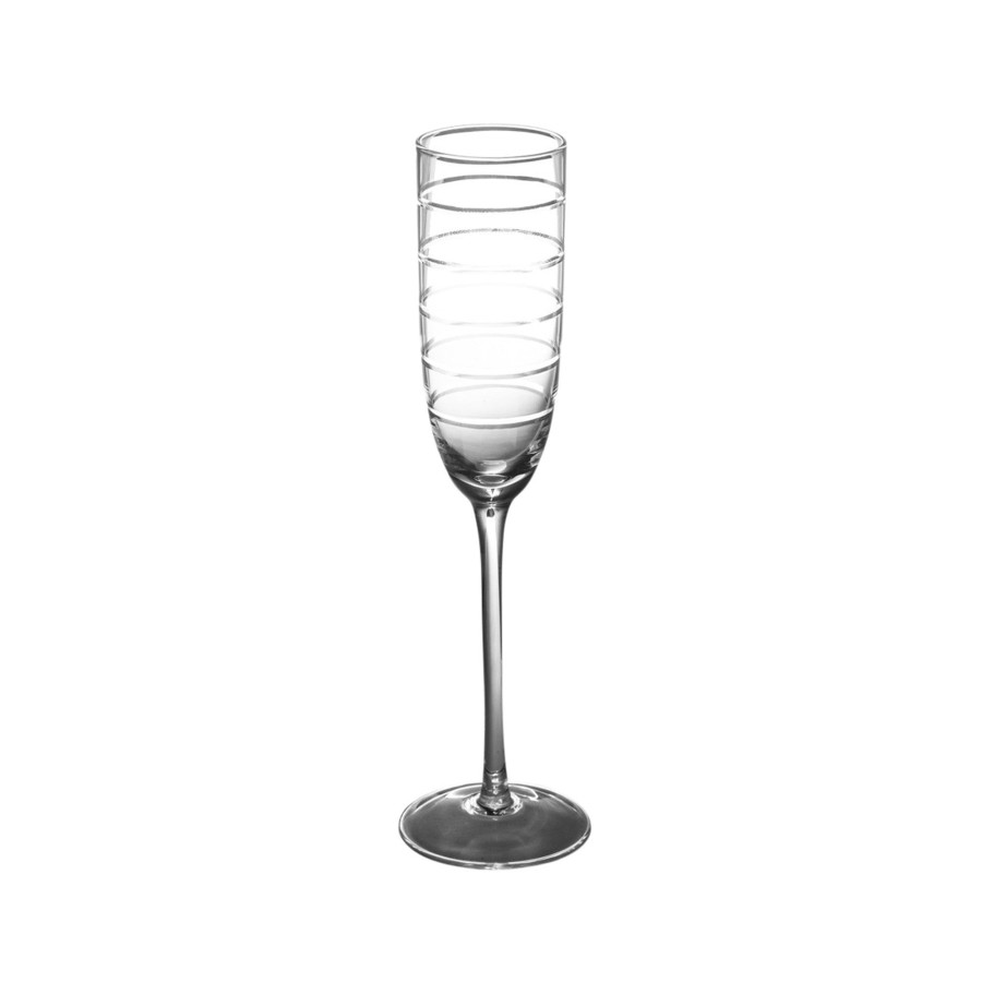 Homewares Horgans Tableware | Abella Etched Champagne Flute Set 4