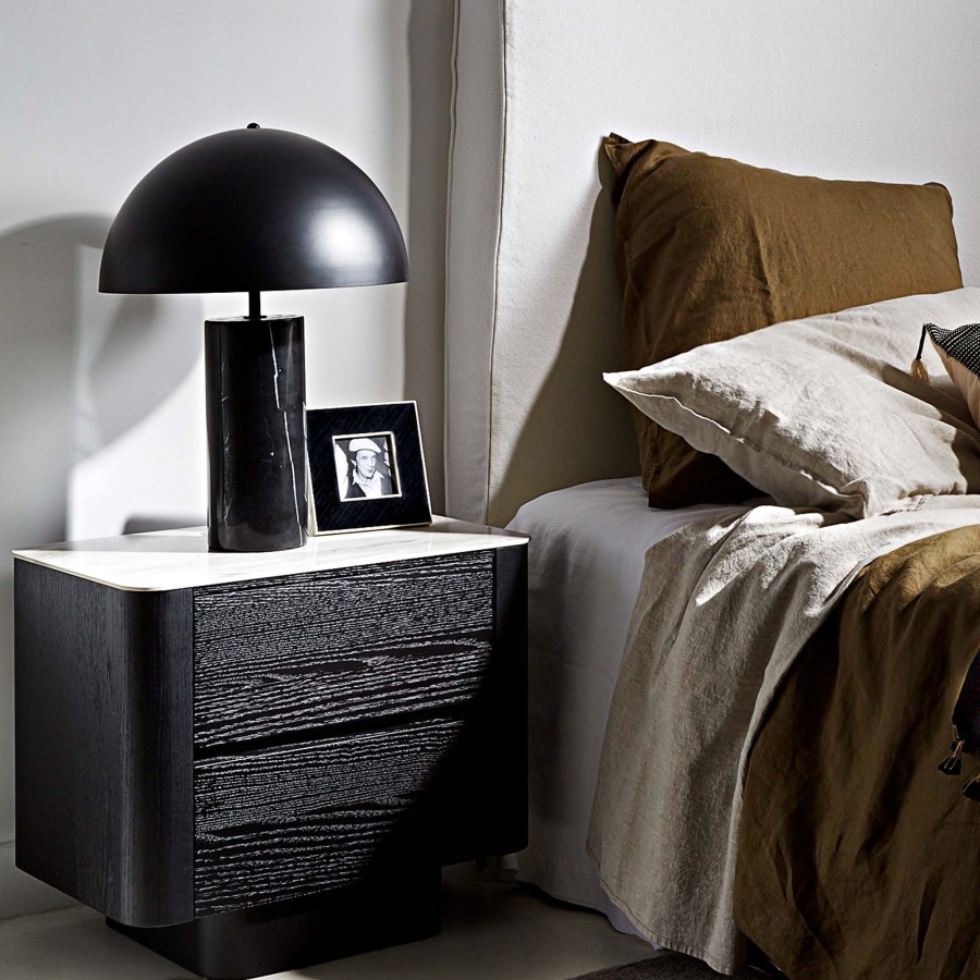 Lighting Horgans Table Lamps | Aphra Table Lamp Black